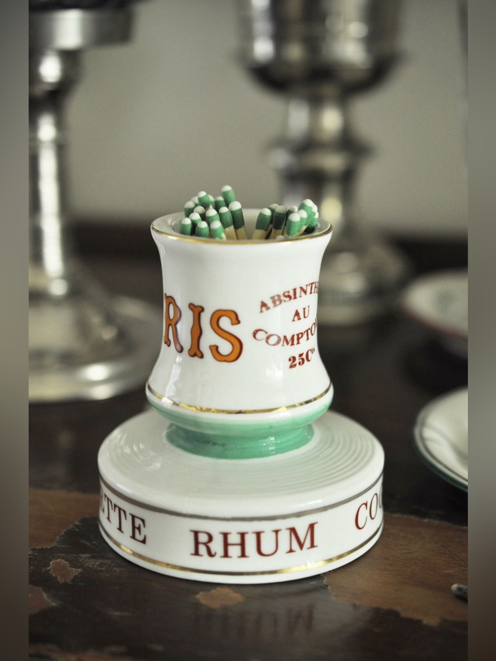 Cafe Paris Porcelain Match Strike